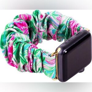 LILLY PULITZER Scrunchie Apple Watch Band NWT